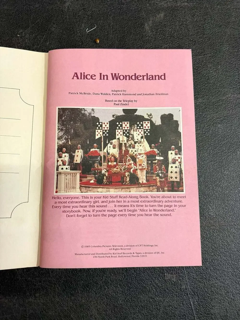 Alice in Wonderland Read-Along Book